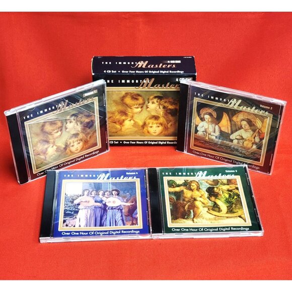 The Immortal Masters 4 CD Set Bach Beethoven Mozart Tchaikovsky - Picture 5 of 14